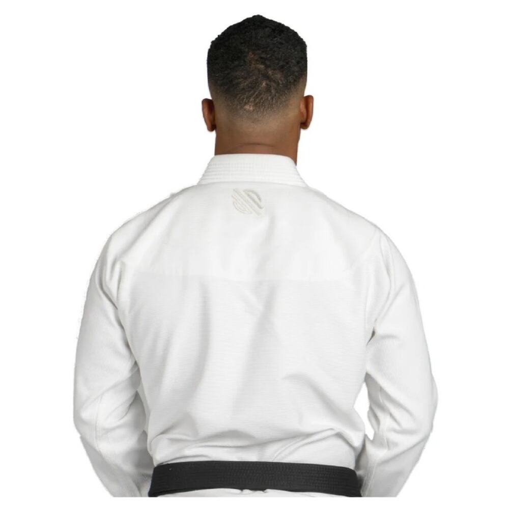 Sanabul Gi Size M-A1 Top Logo White/Silver Fight Training Jiu Jitsu Martial Arts - Picture 4 of 6